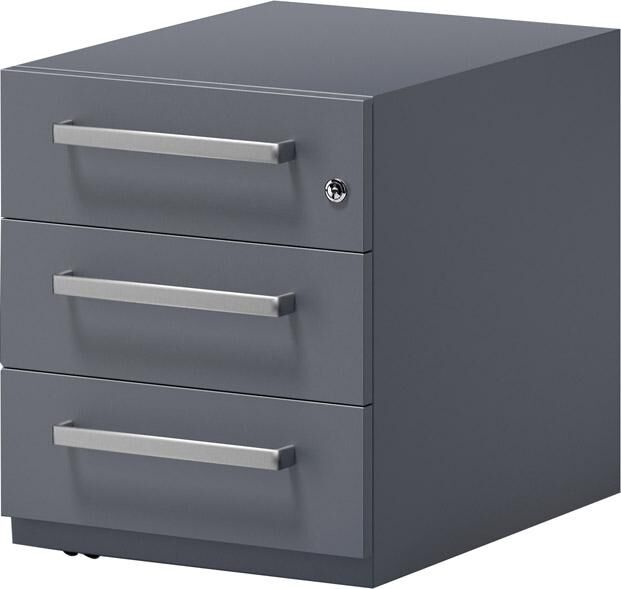 Bisley Rollcontainer Note 495x420x565 mm anthrazitgrau Produktbild Bisley Rollcontainer Note 495x420x565 mm anthrazitgrau bild 4