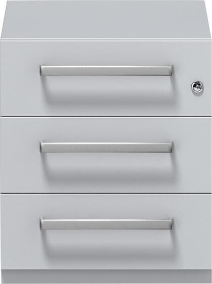 Bisley Rollcontainer Note 495x420x565 mm lichtgrau Produktbild Bisley Rollcontainer Note 495x420x565 mm lichtgrau