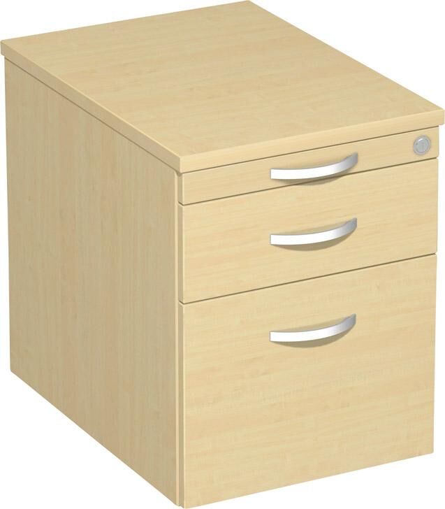 Geramöbel Rollcontainer KU mit Hängeregistratur 438x600x565mm Ahorn Produktbild Geramöbel Rollcontainer KU mit Hängeregistratur 438x600x565mm Ahorn