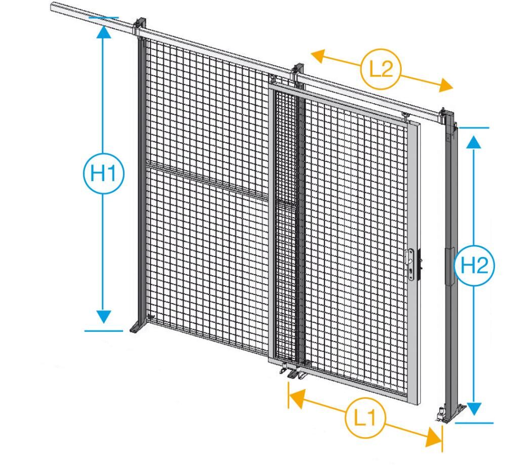 Manorga Gitterwand 2200x1500 Ral7024 Manorga Gitterwand 2200x1500 Ral7024