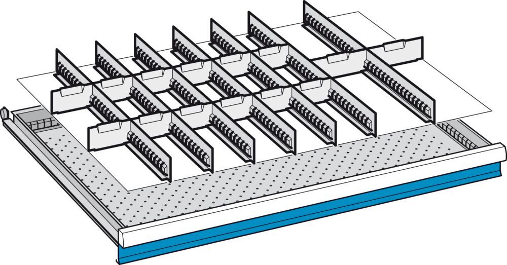 LISTA Trennwände FH 75 7x36E/12x6E/2x9E Produktbild LISTA Trennwände FH 75 7x36E/12x6E/2x9E