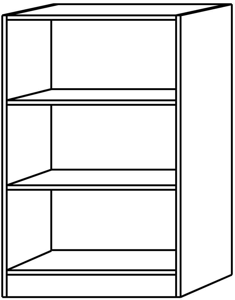 Hammerbacher Regal Buche lichtgrau 800x400x1270 mm 2 Böden Produktbild Hammerbacher Regal Buche lichtgrau 800x400x1270 mm 2 Böden