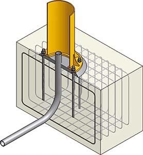 Vetter AnkerFix System für Säulenschwenkkran 360° Typ M 721BG400 Produktbild Vetter AnkerFix System für Säulenschwenkkran 360° Typ M 721BG400