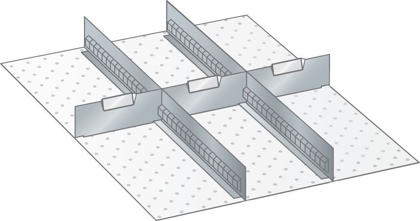 LISTA Trennwände FH 75 27x36E, 5tlg. Produktbild LISTA Trennwände FH 75 27x36E, 5tlg.