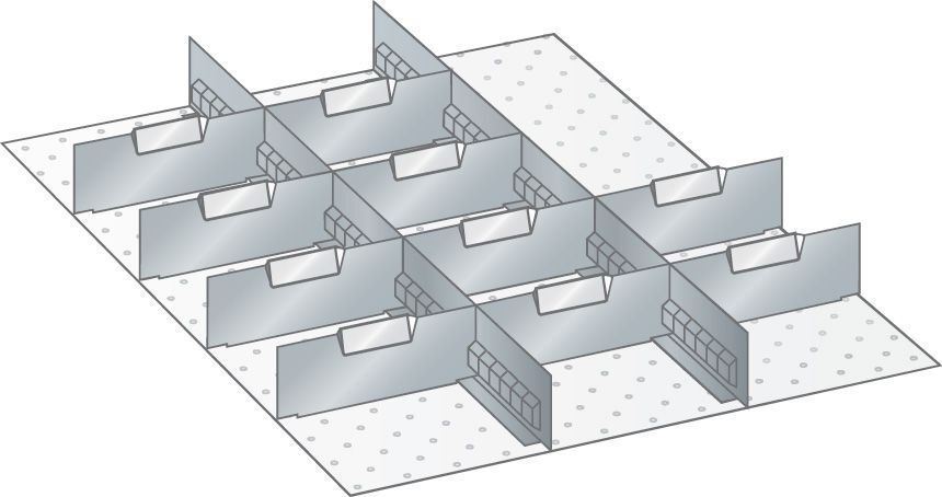 LISTA Trennwände FH 50 27x36E, 12tlg. Produktbild LISTA Trennwände FH 50 27x36E, 12tlg.