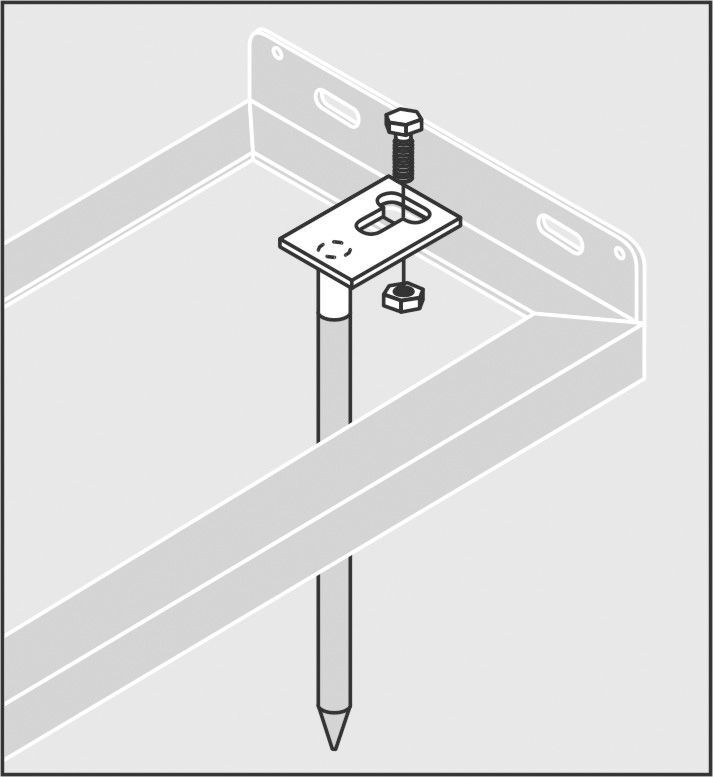 Wsm Bodenanker, vzk. f. Fahrradständer Wsm Bodenanker, vzk. f. Fahrradständer