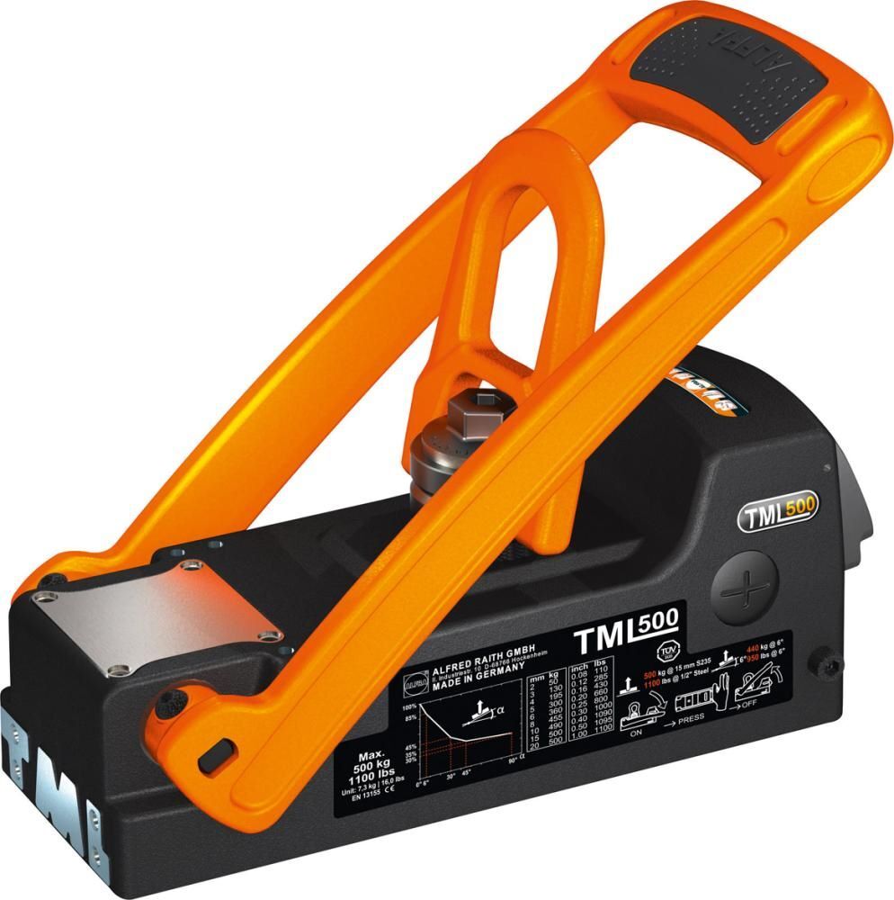 Alfra Lasthebemagnet TML 500 für500 kg Traglast 118 x 295 x 216 mm Produktbild Alfra Lasthebemagnet TML 500 für500 kg Traglast 118 x 295 x 216 mm bild 2