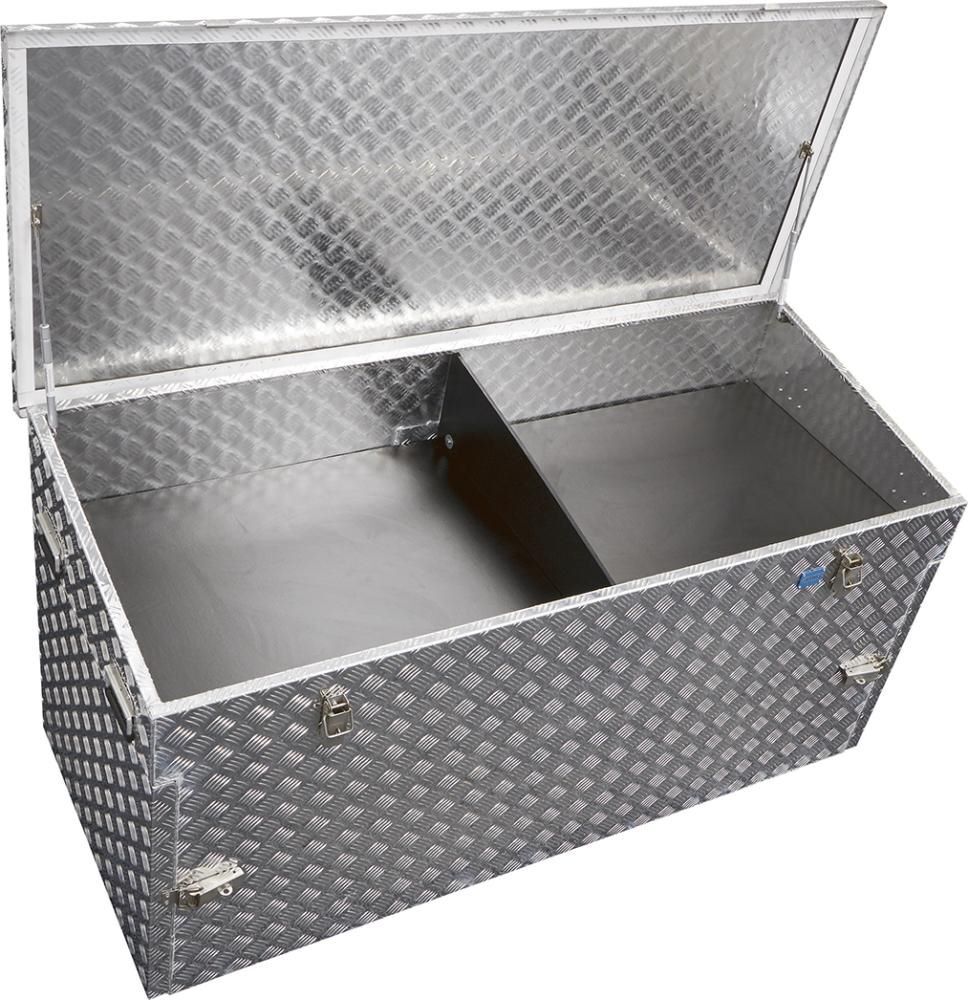 Alutec Transportkiste aus Alu Riffelblech 1700 x 700 x 750 / 850 mm Produktbild Alutec Transportkiste aus Alu Riffelblech 1700 x 700 x 750 / 850 mm