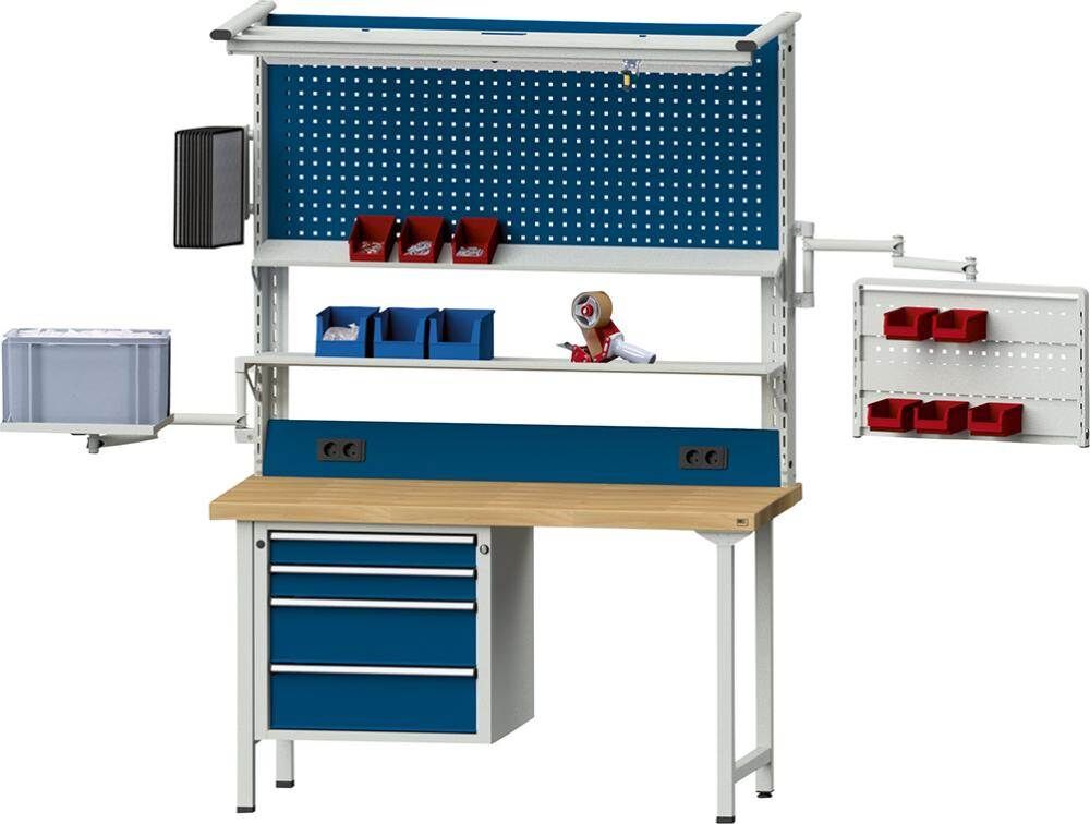 Anke Werkbänke Ablage für Werkbänke 2000mm Tiefe 250mm lichtgrau Produktbild Anke Werkbänke Ablage für Werkbänke 2000mm Tiefe 250mm lichtgrau bild 3