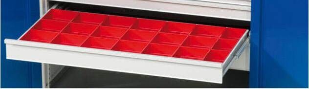 Anke Werkbänke Einteilungsmaterial für Schubladen 650x600mm mit Mittelwand Produktbild Anke Werkbänke Einteilungsmaterial für Schubladen 650x600mm mit Mittelwand