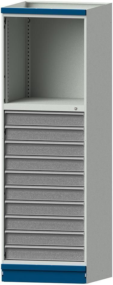 Anke Leergehäuse Modell 103 Tiefe 7150 mm Nutzhöhe 1950 mm RAL 7035 Produktbild Anke Leergehäuse Modell 103 Tiefe 7150 mm Nutzhöhe 1950 mm RAL 7035