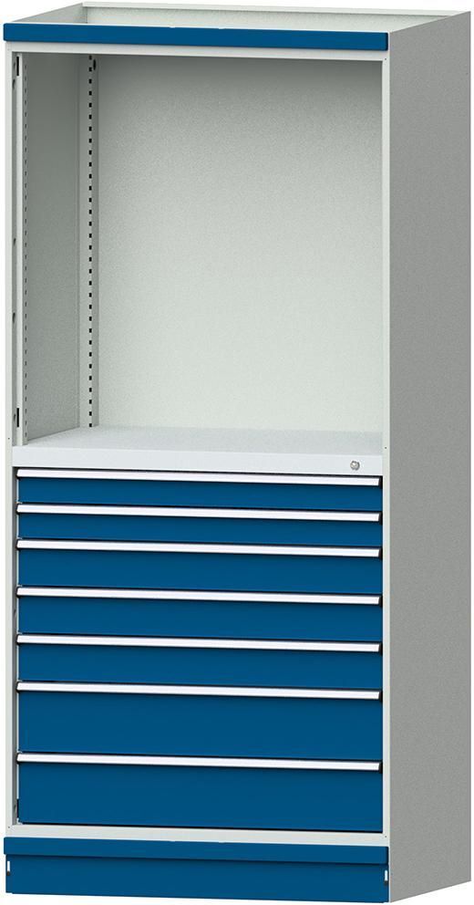 Anke Modulschrank Modell 3005 1015 x 720 x 2200 mm 7 Schubladen lichtblau Produktbild Anke Modulschrank Modell 3005 1015 x 720 x 2200 mm 7 Schubladen lichtblau