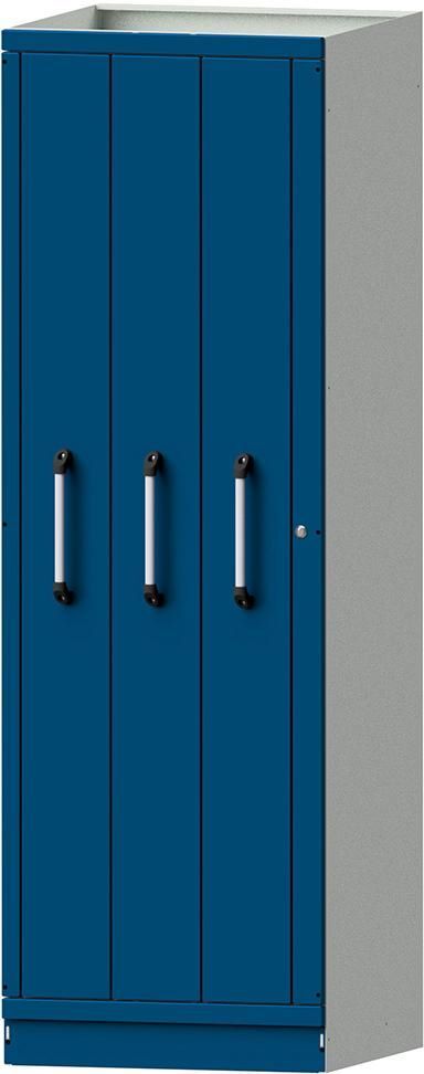 Anke Vertikalauszugschrank 720 x 2200 mm RAL 7035 5012 3 Vertikalwannen Produktbild Anke Vertikalauszugschrank 720 x 2200 mm RAL 7035 5012 3 Vertikalwannen