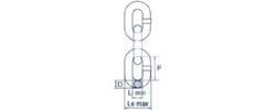 FS Hebetechnik Anschlagkette blau Sondergüte 10 Durchmesser 26 mm P 78 mm FS Hebetechnik Anschlagkette blau Sondergüte 10 Durchmesser 26 mm P 78 mm