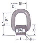 FS Hebetechnik Anschlagpunkt ohne Feder GK 8 Tragfähigkeit 5300 kg schwenkbar 180 Grad Produktbild FS Hebetechnik Anschlagpunkt ohne Feder GK 8 Tragfähigkeit 5300 kg schwenkbar 180 Grad bild 2