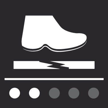 Coba Anti Ermüdungsmatte Orthomat® Diamond  0,6 x 0,9 meter schwarz gelb Produktbild Coba Anti Ermüdungsmatte Orthomat® Diamond  0,6 x 0,9 meter schwarz gelb bild 4