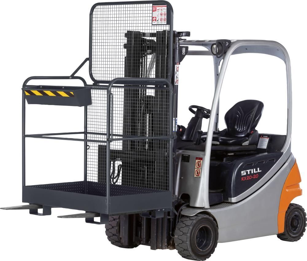 RR Arbeitskorb Typ RAK Eco mit 1200 x 800 x 1900 mm Last 300 kg RAL 7016 Produktbild RR Arbeitskorb Typ RAK Eco mit 1200 x 800 x 1900 mm Last 300 kg RAL 7016 bild 2