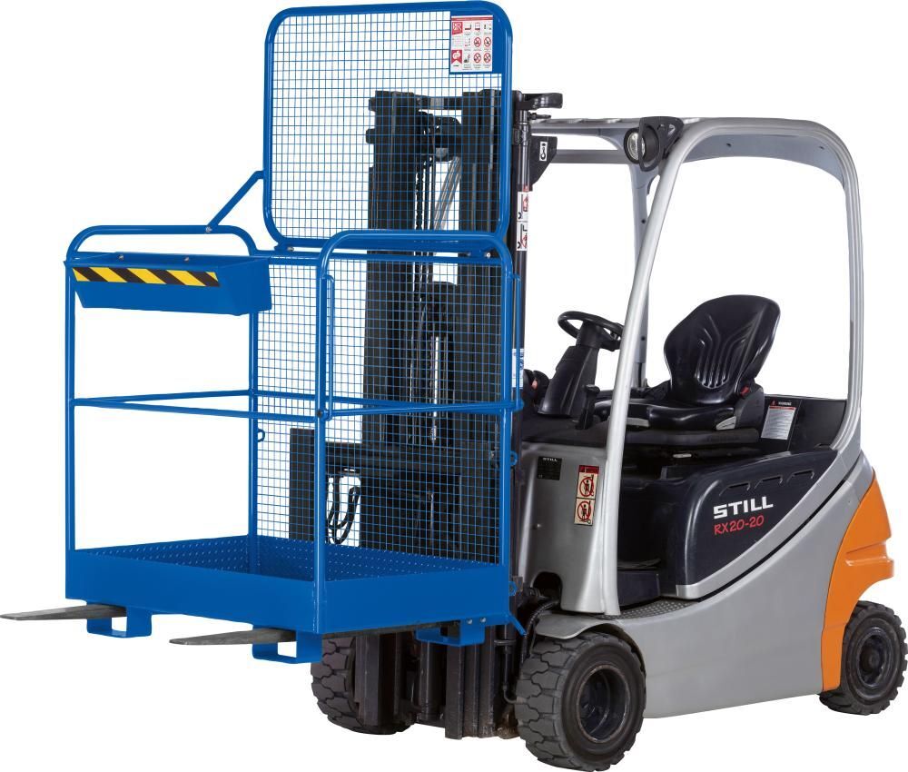 RR Arbeitskorb Typ RAK Eco 1200 x 800 x 1900 mm bis 300 kg enzianblau Produktbild RR Arbeitskorb Typ RAK Eco 1200 x 800 x 1900 mm bis 300 kg enzianblau bild 2