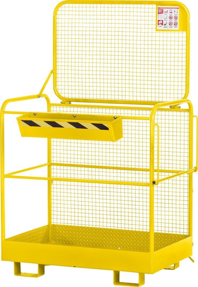 RR Arbeitskorb Typ RAK Eco 1200 x 800 x 1900 mm bis 300 kg gelb Produktbild RR Arbeitskorb Typ RAK Eco 1200 x 800 x 1900 mm bis 300 kg gelb