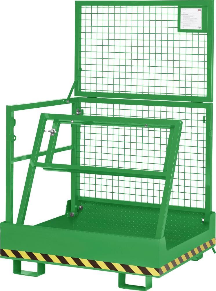 RR Arbeitskorb Typ RAK Compakt 1200 x 1080 x 1910 mm Last 300 kg gelbgrün Produktbild RR Arbeitskorb Typ RAK Compakt 1200 x 1080 x 1910 mm Last 300 kg gelbgrün