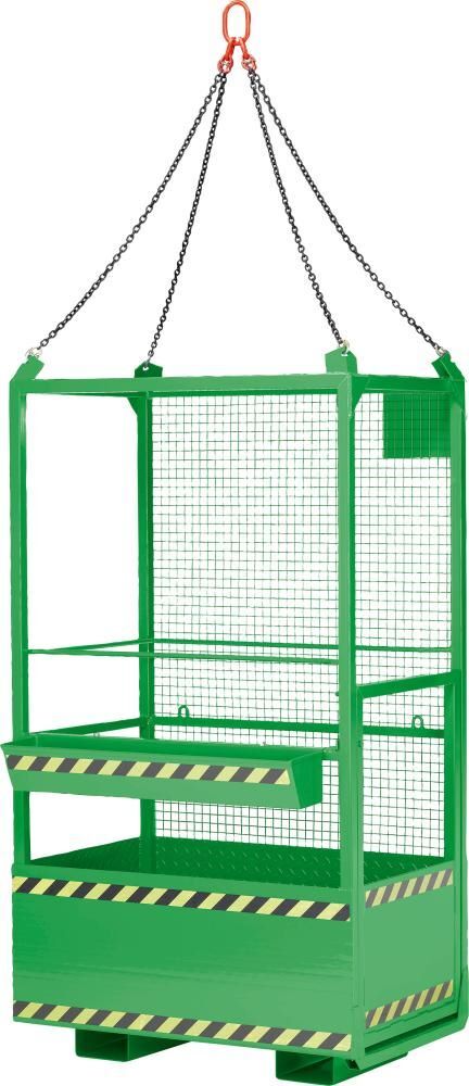 RR Arbeitskorb RAK kranbar 1200 x 800 x 2200 mm Last 300 kg RAL 6018 Produktbild RR Arbeitskorb RAK kranbar 1200 x 800 x 2200 mm Last 300 kg RAL 6018