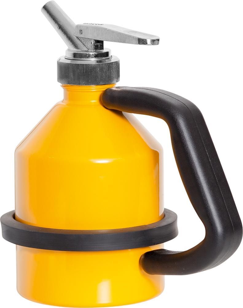 Asecos Feindosierkanne Stahl Inhalt 1L gelb Produktbild Asecos Feindosierkanne Stahl Inhalt 1L gelb