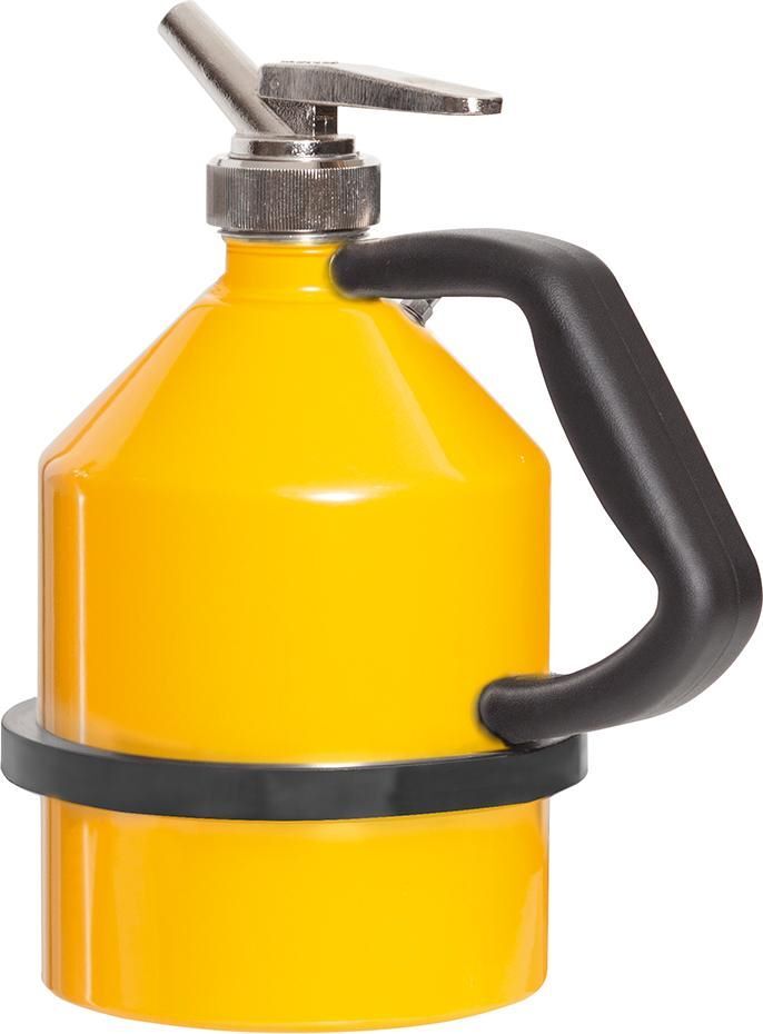 Asecos Feindosierkanne Stahl Inhalt 2 L gelb Produktbild Asecos Feindosierkanne Stahl Inhalt 2 L gelb