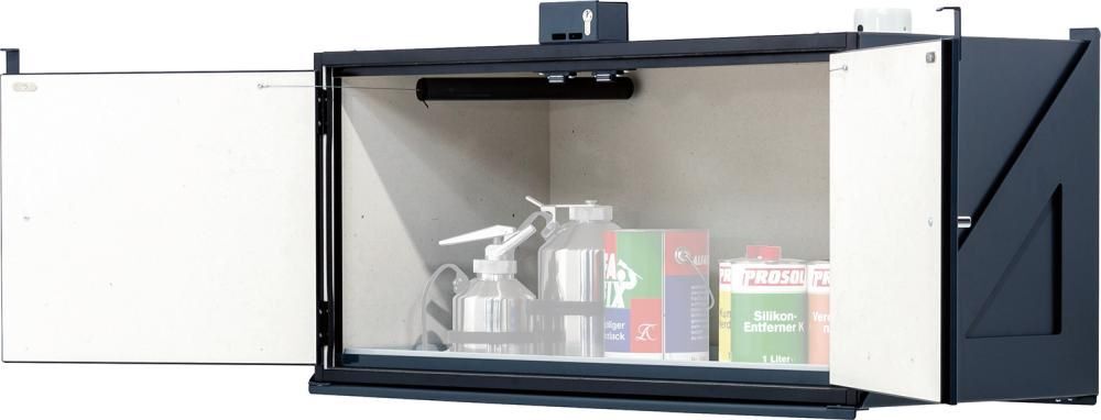 Asecos Sicherheitsschrank Typ 30 zur Wandmontage mit Schloss RAL 7016 Produktbild Asecos Sicherheitsschrank Typ 30 zur Wandmontage mit Schloss RAL 7016