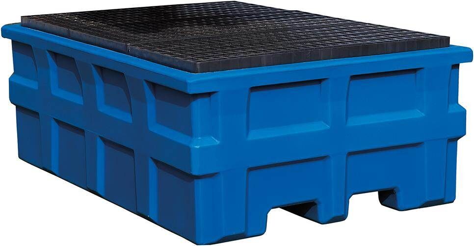 Asecos IBC Station PE mit PE Gitterrost 1980 x 1370 x 690 mm Produktbild Asecos IBC Station PE mit PE Gitterrost 1980 x 1370 x 690 mm