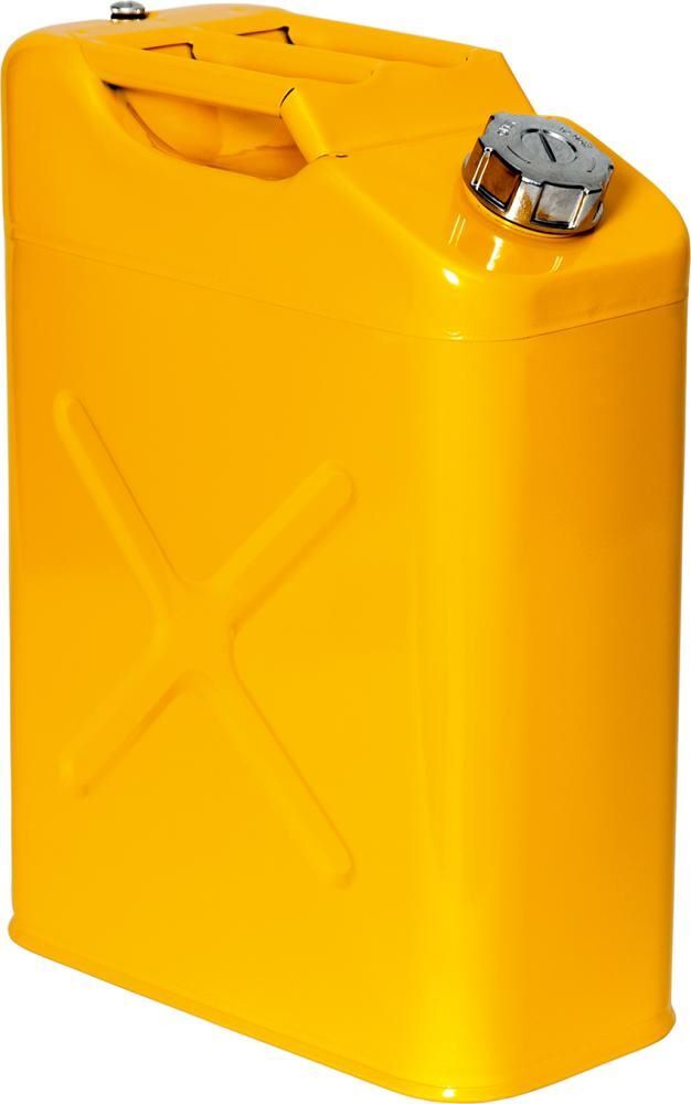 Asecos Lager und Transportkanister UN Stahl 20 Liter gelb Produktbild Asecos Lager und Transportkanister UN Stahl 20 Liter gelb