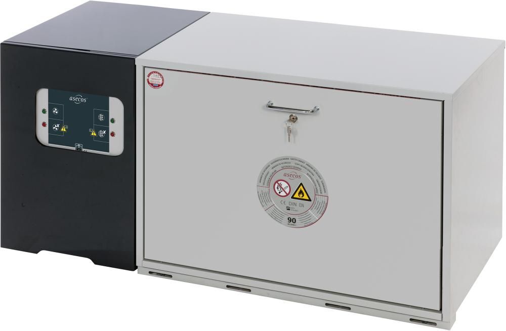 Asecos Umluftfiltermodul für Unterbauschränke mit Abluftüberwachung 305 x 555 x 210 mm Produktbild Asecos Umluftfiltermodul für Unterbauschränke mit Abluftüberwachung 305 x 555 x 210 mm bild 2