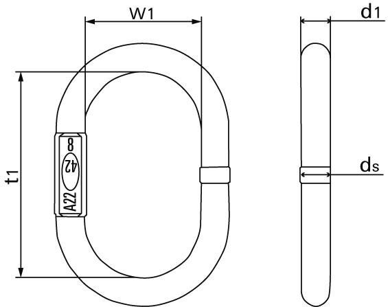 FS Hebetechnik Aufhängering GK 8 2 strängige Ketten Tragfähigkeit 8000 kg Produktbild FS Hebetechnik Aufhängering GK 8 2 strängige Ketten Tragfähigkeit 8000 kg bild 2