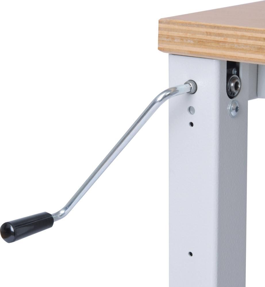 Bedrunka + Hirth Grundgestell Last 200 kg Kurbelverstellung 1500 x 600 x 670 bis 1015 mm Produktbild Bedrunka + Hirth Grundgestell Last 200 kg Kurbelverstellung 1500 x 600 x 670 bis 1015 mm bild 3