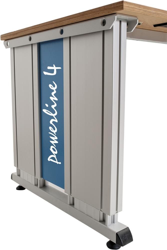 Bedrunka + Hirth Elektro Grundtisch powerline mit Höhenverstellung 2000 x 900 mm Produktbild Bedrunka + Hirth Elektro Grundtisch powerline mit Höhenverstellung 2000 x 900 mm bild 3