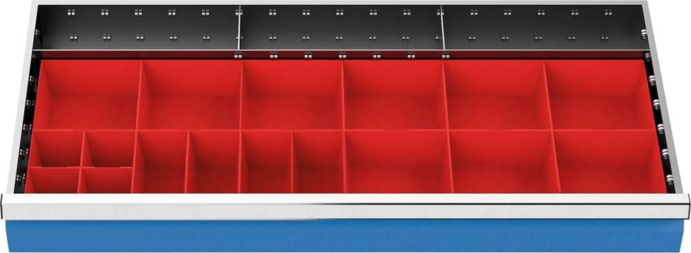 Bedrunka+Hirth Kleinteilekästen für Schubladeneinteilung 980 x 500 mm Produktbild Bedrunka+Hirth Kleinteilekästen für Schubladeneinteilung 980 x 500 mm