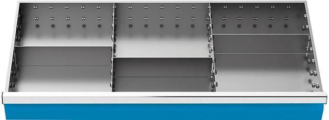 Bedrunka+Hirth Einteilung für Schubladen Fronthöhe 200 mm Maße 980 x 500 mm Produktbild Bedrunka+Hirth Einteilung für Schubladen Fronthöhe 200 mm Maße 980 x 500 mm