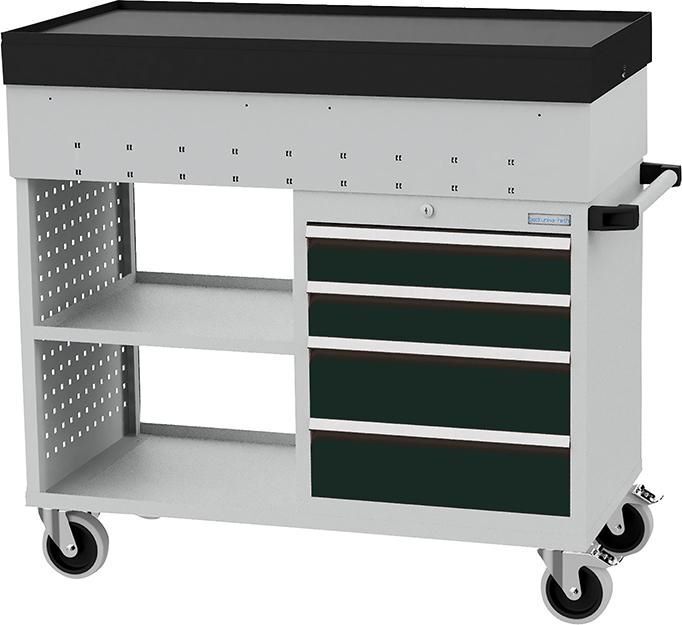 Bedrunka + Hirth Mobiler Werkstattwagen mit Teleskopabrollrand 1060 mm Produktbild Bedrunka + Hirth Mobiler Werkstattwagen mit Teleskopabrollrand 1060 mm
