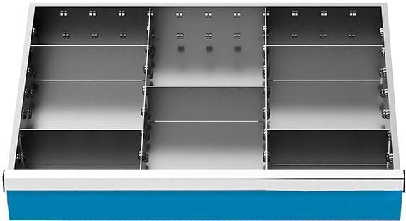 Bedrunka+Hirth Schlitz Trennwände für Schubladeneinteilung Breite 680 mm Produktbild Bedrunka+Hirth Schlitz Trennwände für Schubladeneinteilung Breite 680 mm