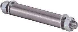 BS Rollen Achsenmaterial Fort für Schubkarren 25 x 127 mm Produktbild BS Rollen Achsenmaterial Fort für Schubkarren 25 x 127 mm