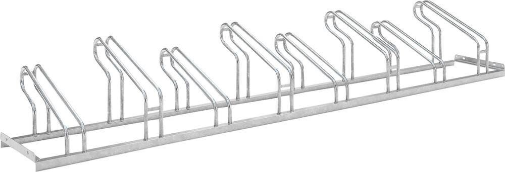 Wsm Bügelparker einseitig Länge 2800 mm 8 Einstellplätze Produktbild Wsm Bügelparker einseitig Länge 2800 mm 8 Einstellplätze