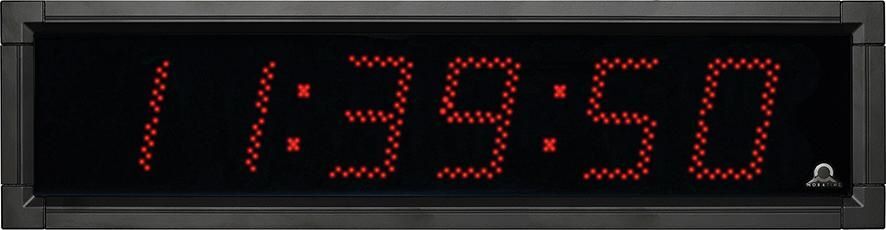 Bürk Mobatime Außen LED Funkuhr digital rote leuchtstarke 750 x 60 x 191 mm Produktbild Bürk Mobatime Außen LED Funkuhr digital rote leuchtstarke 750 x 60 x 191 mm