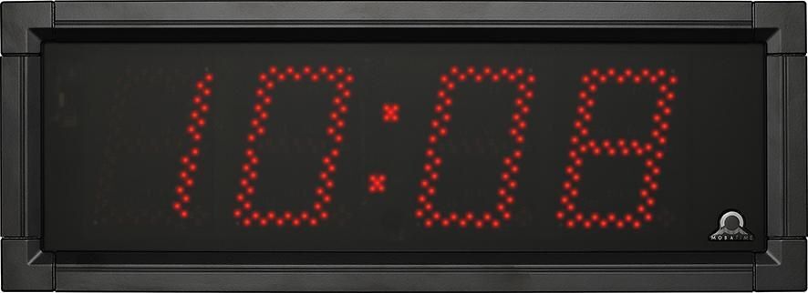Bürk Mobatime LED Digitaluhr rote leuchtstarke 530 x 85 x 191 mm Produktbild Bürk Mobatime LED Digitaluhr rote leuchtstarke 530 x 85 x 191 mm