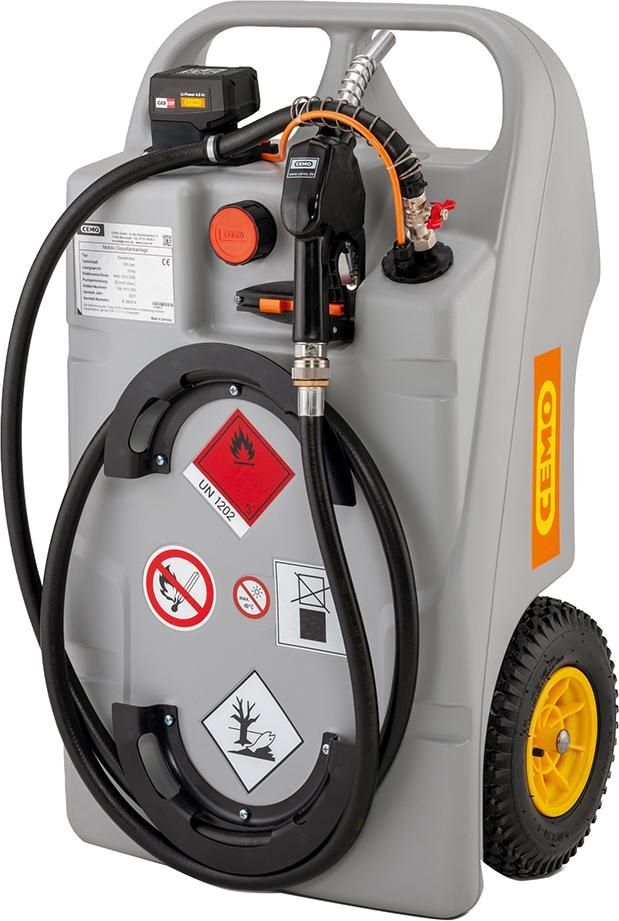 Cemo Tankanlage Elektropumpe Diesel Trolley 100 ASC55 CENTRI SP 30 Produktbild Cemo Tankanlage Elektropumpe Diesel Trolley 100 ASC55 CENTRI SP 30