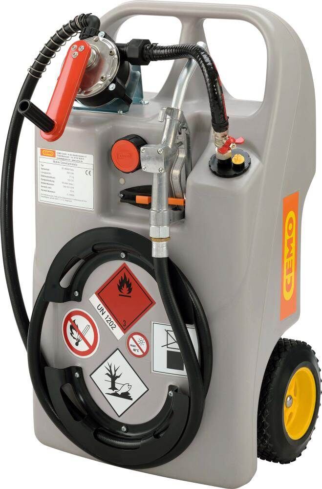 Cemo Dieseltrolley 60 Liter mit Kurbelpumpe und Zapfventil Produktbild Cemo Dieseltrolley 60 Liter mit Kurbelpumpe und Zapfventil bild 2