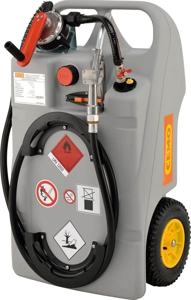 Cemo Dieseltrolley 100 Liter mit Kurbelpumpe und Zapfventil Produktbild Cemo Dieseltrolley 100 Liter mit Kurbelpumpe und Zapfventil bild 2