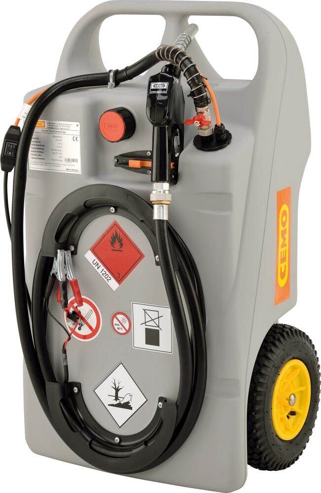 Cemo Dieseltrolley 100 Liter mit Kurbelpumpe und Zapfventil Produktbild Cemo Dieseltrolley 100 Liter mit Kurbelpumpe und Zapfventil bild 3