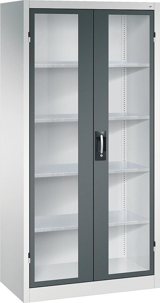 C+P Materialschrank Stahlblech 1950 x 930 x 500 mm Griffschloss Produktbild C+P Materialschrank Stahlblech 1950 x 930 x 500 mm Griffschloss