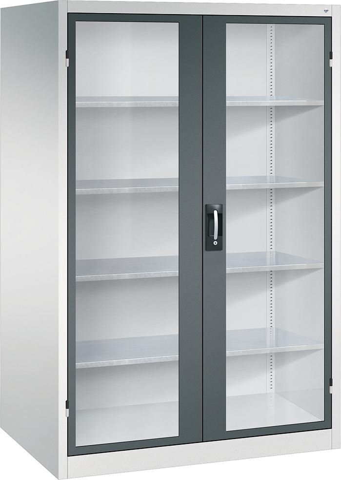 C+P Materialschrank 1950 x 1200 x 800 mm mit Ergo Lock Griff 2 Schlüssel Produktbild C+P Materialschrank 1950 x 1200 x 800 mm mit Ergo Lock Griff 2 Schlüssel