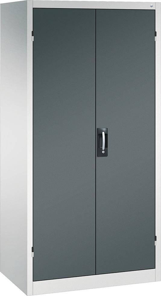 C+P Großraumschrank mit 4 Fachböden 1950 x 930 x 600 mm grau weis Produktbild C+P Großraumschrank mit 4 Fachböden 1950 x 930 x 600 mm grau weis