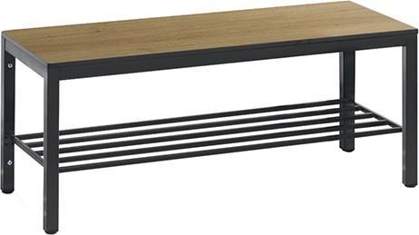 C+P Sitzbank mit Schuhrost 1000 x 353 x 401 mm Eiche Produktbild C+P Sitzbank mit Schuhrost 1000 x 353 x 401 mm Eiche